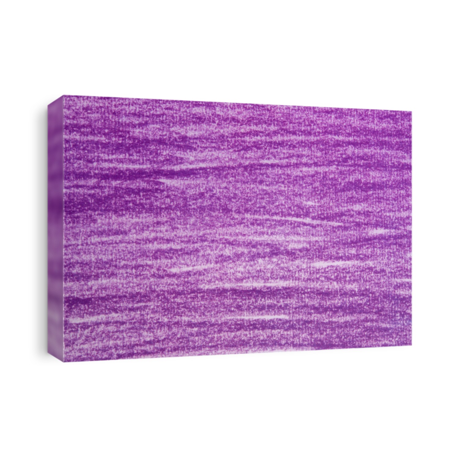 Purple pencil drawings on white paper background texture.